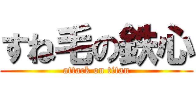 すね毛の鉄心 (attack on titan)