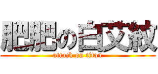 肥肥の白艾紋 (attack on titan)