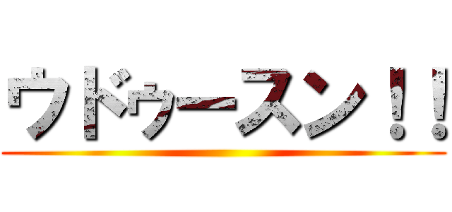 ウドゥースン！！ ()