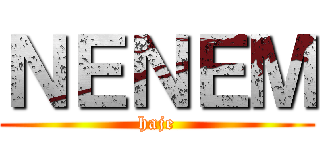 ＮＥＮＥＭ (haje)
