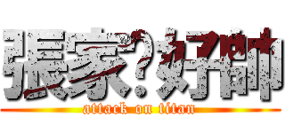 張家瑋好帥 (attack on titan)