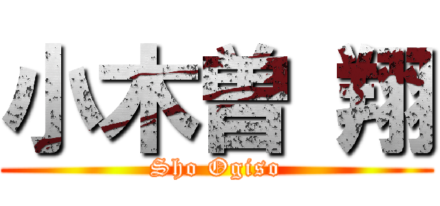 小木曽 翔 (Sho Ogiso)