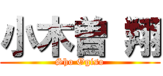 小木曽 翔 (Sho Ogiso)