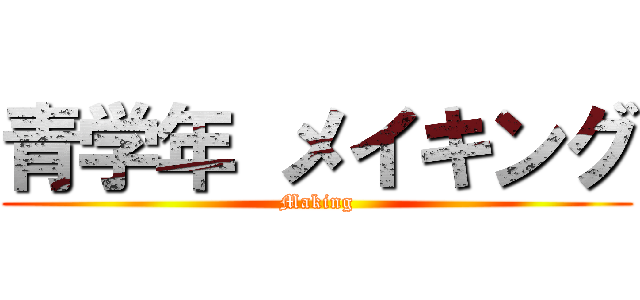 青学年 メイキング (Making)