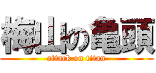 梅山の亀頭 (attack on titan)