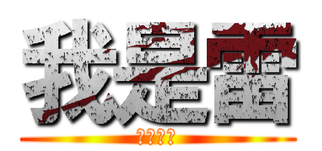 我是雷 (本人超雷)