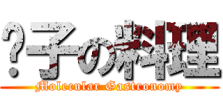 份子の料理 (Molecular Gastronomy)