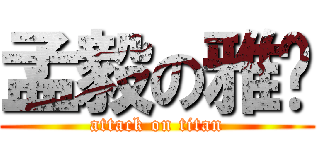 孟毅の雅雯 (attack on titan)