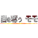 目を奪う モモ (attack on titan)