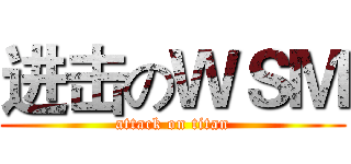 进击のＷＳＭ (attack on titan)