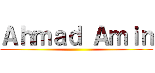 Ａｈｍａｄ Ａｍｉｎ ()