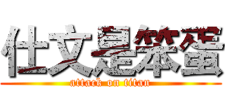 仕文是笨蛋 (attack on titan)