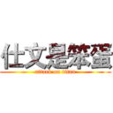 仕文是笨蛋 (attack on titan)