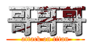 哥哥哥 (attack on titan)
