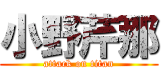 小野芹那 (attack on titan)