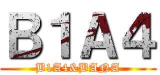 Ｂ１Ａ４ (B1A4&BANA)