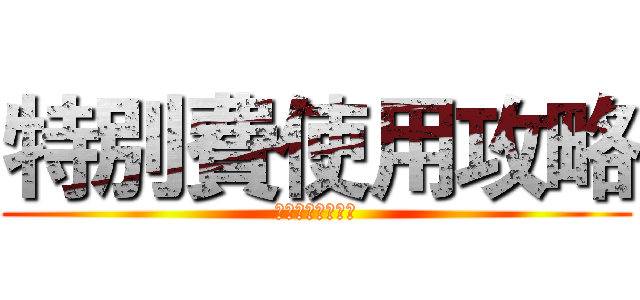 特別費使用攻略 (金門縣政府政風處)