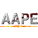 ＡＡＰＥ (BY *)