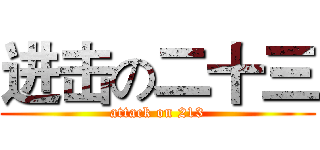 进击の二十三 (attack on 213)