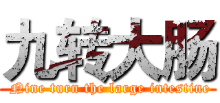 九转大肠 ( Nine turn the large intestine)
