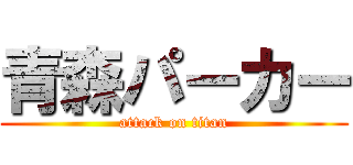 青森パーカー (attack on titan)