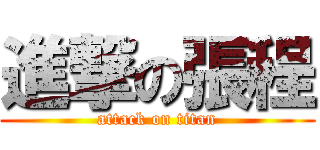 進撃の張程 (attack on titan)