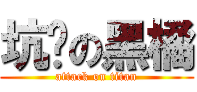 坑爹の黑橘 (attack on titan)