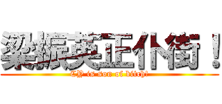 梁振英正仆街！ (CY is son of bitch!)