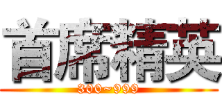 首席精英 (300~999)