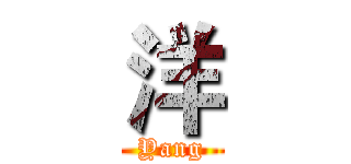 洋 (Yang)
