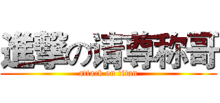 進撃の请尊称哥 (attack on titan)