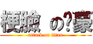 梗臉 の啟豪 (attack on titan)
