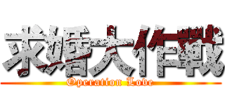 求婚大作戰 (Operation Love)