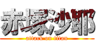 赤塚沙耶 (attack on titan)