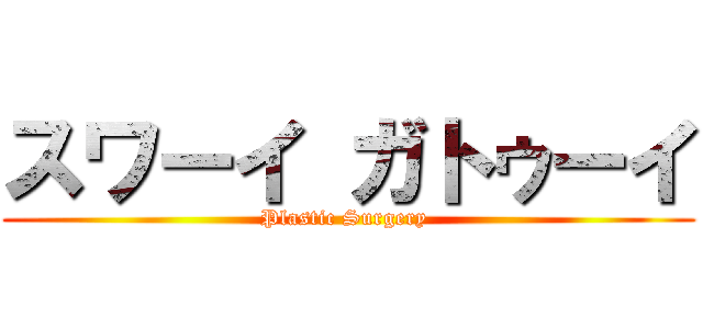 スワーイ ガトゥーイ (Plastic Surgery )