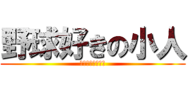 野球好きの小人 (社会的に潰すよ？)