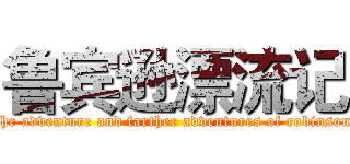 鲁宾逊漂流记 (The adventure and farther adventures of robinson )