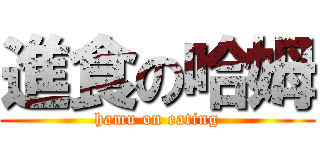 進食の哈姆 (hamu on eating)