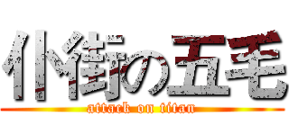 仆街の五毛 (attack on titan)