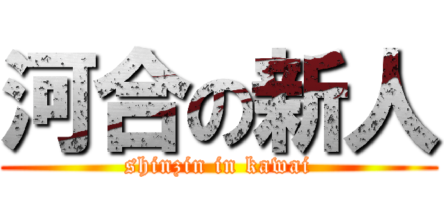 河合の新人 (shinzin in kawai)