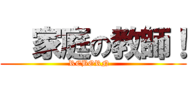   家庭の教師！ (REBORN   )