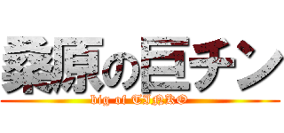 桑原の巨チン (big of TINKO)