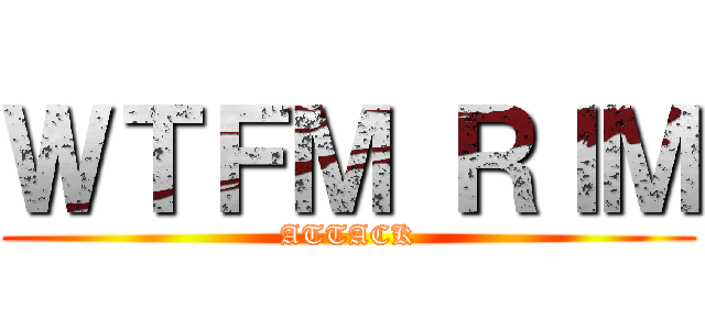 ＷＴＦＭ ＲＩＭ (ATTACK)