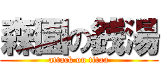 森園の銭湯 (attack on titan)