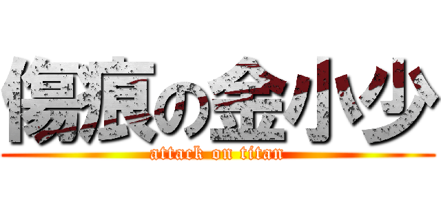 傷痕の金小少 (attack on titan)