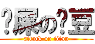 吔屎の傻豆 (attack on titan)