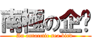 南極の企鹅 (An antarctic sea bird )