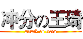 冲分の王琦 (attack on titan)
