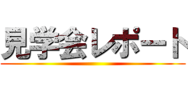 見学会レポート ()