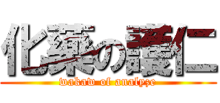 化藥の護仁 (wakaw of analyze)